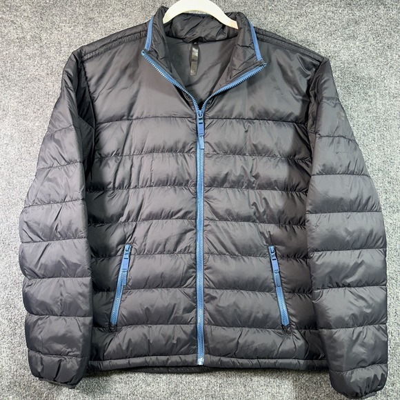 Fabletics Other - Fabletics The Packable Nylon‎ Puffer Jacket Men's Medium Black Lightweight